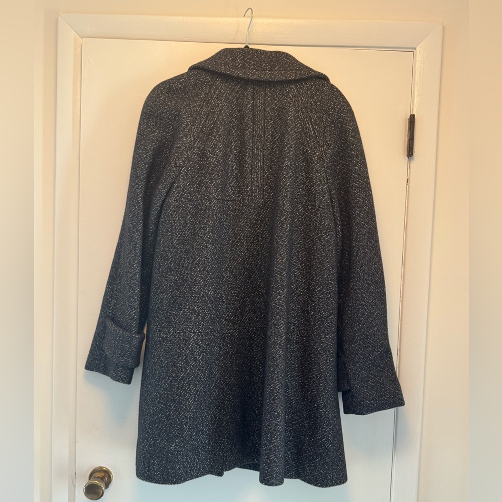 Tory Burch Ivan A Line Wool Coat - Picture 6 of 9
